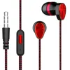 100% New HIFI Wired Headphones In-Ear Earphone Remote Stereo 3.5mm Headset Earbuds With Microphone Music Earphones For iPhone Samsung Huawei All Smartphones