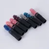3 style Colorful Resin Smoking Drip Tip Acrylic Hookah Mouthpiece Mouth Tips ChiCha Narguile Hookah Filter MouthPieces With Hang Rope Strap Shisha Accessories