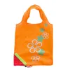 Çevre Dostu Depolama Çantası Katlanabilir Kullanılabilir Alışveriş Çantaları Polyester Yeniden Kullanılabilir Taşınabilir Bakkal Naylon Büyük Çanta Saf Renk F0711