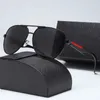 Высочайшее качество, мужские солнцезащитные очки с металлическим каркасом, защита от ультрафиолета, классические солнцезащитные очки для вождения, ретро очки