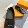 Erkek tasarımcı somunlar ayakkabı klasik slip-on lüksler vintage elbise spor ayakkabılar metal düğmesi deri marka oxfords