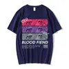 Mens T-shirts Anime Chainsaw Man Power Blood t Shirts Men Women Oversized Short Sleeve T-shirt Streetwear