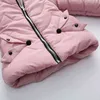 Autumn Winter Girls Jacket Keep Warm Fur Collar Princess Jacket Hooded Zipper Outerwear Birthday Gift 3 4 5 Year Old kids Clothing J220718