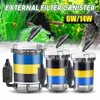 220 V Aquarium Zewnętrzny Canister Filtr Filtr Zbiornik Wody Ryby Pompa Powietrza Gąbka Staw Woda Wodna Zbiornik Pompa Filtr Akwarium Oczyszczacz Y200917