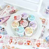 Emballage cadeau Kawaii INS Magic Girls Special Oil Washi Tapes Journal Masking Tape Adhésif DIY Scrapbooking StickerGift
