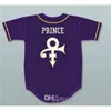 Xflsp Prince Tribute Minnesota Baseball Jersey Prince Tribute Purple Rain Baseball Jersey Alle genähten Trikots S-3XL Vintage selten