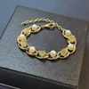 Designer Smycken Kvinnor Pearl Bracelet Jewel-Encrusted Bracelet Gold Armband