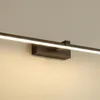 Настенные лампы Современное светодиодное зеркало передняя ношка простая туалетная туалет черный творческий комод спальни Специальный фонарь