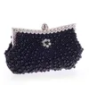 Komplette Abend-Clutch-Tasche mit Perlen aus Kunststoff zu einem günstigen Preis