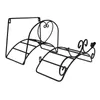 Hooks & Rails Garden Hose Holder Wall Mounted Outdoor Decor Watering Storage Rack Wrought Iron Soft Water Pipe Support Frame