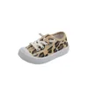 Athletic & Outdoor Baby Set Foot One-Foot Soft-Soled Canvas Shoes 2022 Autumn Girls Leopard Print Casual Boys Low-Top SneakersAthletic
