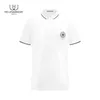 Hellenwoody Men Castle Polo T-shirt Summer Short Sleeve Podstawowy swobodny koszulka bawełniana moda druk kwadratowy szyja 220504