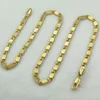 14K 14CT gouden stijl Cubaanse ketting van 50-70 cm lengte N45 220715