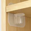 Hooks & Rails Punch-free Layered Partition Bracket Board Support Non-perforated Wardrobe Adhesive Shelf Pegs Drill Free Nail Instead HHooks