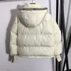 Женщины негабаритные блокноты дизайнер куртки с капюшоном Parka Jackets Cover Girls Milan Runway Letter Emelcodery Designer