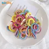 NUOVI 100pcs/lot Girl Candy Color Elastic Elastico Band Band Band Bambutto Accessori scrupoli per bambini