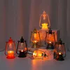 Festival Party Supplies LED Vintage Lantern Battery Powered Flickering Flame Decorative Hanging Garden Lights