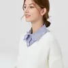 Bow Ties Fashion Classic White Laple valse kraag voor vrouwen vintage afneembare revers blouse tops nepcollars kraagje nepbow