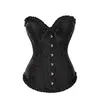 Bridal Women039s Corset Top Lace Trim Waist Tummy Bustiers Corsets Plus Gothic Sexy Lingerie Corselet Steampunk Overbust Body9011113