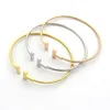 Bracelets de styliste pour femmes, simples, polis, classiques, marque de luxe, pour Couple, 252a
