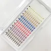 Falsche Wimpern Farbe D Curl 10D 0,05 Dicke Mix farbige Wimpern Russische vorgefertigte Volumenfächer Make-up für schöne FrauenFalsch
