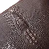 Bolsas de noite Moda Mulheres Padrão de crocodilo 3D Padrão de couro genuíno bolsa de ombro de óleo de cera Mensageiro Mensageiro Crossbody Bagsevening