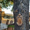 راتنج وجه شجرة الشبح ميزات ديكور عيد الفصح الدعائم في الهواء الطلق حديقة Fbird Feeder 220721