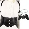 Belts Leather Suspender Belt Punk Harness Underbust Corset Top With Strap Waist Sexy Sculpting DXAABelts Fred22