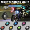 Мотоциклетное освещение мини -сигнальное световое светодобие стробоскороды 7 цветов становятся светодиодными для автомобильных мотоцикл.