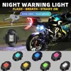 Oświetlenie motocyklowe mini sygnał światło dron Strobe Light 7 Kolory Diod LED do silników motocyklowych motocykli samochodowych