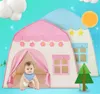 Tente pour enfants Play House Little Flower home Castle 420D Princess Castle Tentes intérieures et extérieures pour les enfants