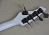 Factory Custom 5 Strings Music Electric Bass Guitar med måninläggningar, öppna pickups, kan anpassas
