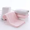 Asciugamano del viso di bambù Washcloth di modo Asciugamano della mano Facecloth Washcloth 34 * 72cm 100 grammi 3pcs / lot rosa grigio bianco