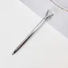 Kawaii Carat Ballpoint Crystal Pen 큰 다이아몬드 마법의 펜 패션 학교 사무용품을 가진 큰 보석 금속 볼 펜 702 E3