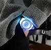 Flash montre lumineuse lumière LED personnalité tendances étudiants amoureux gelées femme hommes montres lumière montre-bracelet