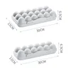 1218 Grid Portable Refrigerator Storage Organizer Holder Tray Fridge Food Eggs Box Kitchen Gadget 220629