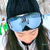 Мужчины Женщины HD Ski Goggles UV400 Анти-спортивные лыжные очки Зимние ветропроницаемые бокалы для сноубордов Skiing Goggles Слана