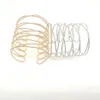 Bangle Woman Metal Arm Decoration Supplies Armband Exaggerated Armlet Jewelry Opening Mesh Shaped Bracelet Golden256N277Y