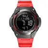 Montres-bracelets hommes montres montre numérique étanche LED horloge alarme Reloj Hombre chronomètre noir montre-bracelet 1335 Sport Hect22