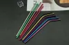 Arts and Crafts Stainless Steel Straw Set Straight Bent Straw Cleaning Brush 5PCS Metal Smoothies Drinking Reusable