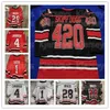 Ceoretro Owen Sound Attack Road Hockey Jersey Высотая вышивка настройка 2 Carter Robertson 28 Джастин Брэк 1 Mack Guzda