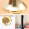 Gold Silver Christmas Hand Bell Xmas Santa Claus Kleed Bells Xmas Decoration Tool Th0148