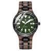 Nowe produkty drewniane męskie zegarek stylowy luksusowy drewniany zegarek niestandardowy pasek