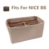 Insert Nice bb Insert Bags Organizer Makeup Handväska Organizer Inner Portable Cosmetic för snygg bb bag organizer 220606