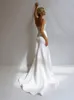 Elegant Luxury Sexy Pearl Mermaid Wedding Dresses Spaghetti Straps Sweetheart Pearls Satin Bridal Gowns Custom Made Dress Vestido De Novia