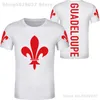 GUADELOUPE T-Shirt DIY kostenlos nach Maß Name Nummer GLP T-Shirt Nation Flagge GP Land Französisch College Druck PO S Kleidung 220609