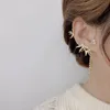 Clip-on & Screw Back Fashion Minimalist Shine Zircon Earrings For Women Sweet Elegant Temperament Clip Earring Romantic Exquisite Jewelry