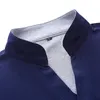 Męska polo letnia koszula męskie szorty krótkie rękawy garnitur męski solidny koszulka oddychająca 2PC Top Set Fitness Sports Utars Menmen's Men's Men's Men
