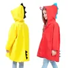 Cute Dinosaur Raincoat impermeável infantil jaqueta garotas meninas casaco ao ar livre Poncho Student Wear 220427