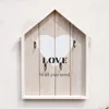 Haken rails muur hangende decoratie houten sleutel haak opslag plank kinderkamer ornamenten sleutels doos ladinghouder cadeaus 25,5 3,5 29,5 cmhooks